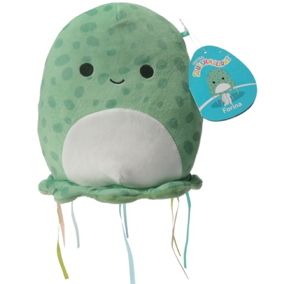 KELLYTOY SEA CREATURE SQUISHMALLOWS FORINA THE JELLYFISH - Picture 1 of 4
